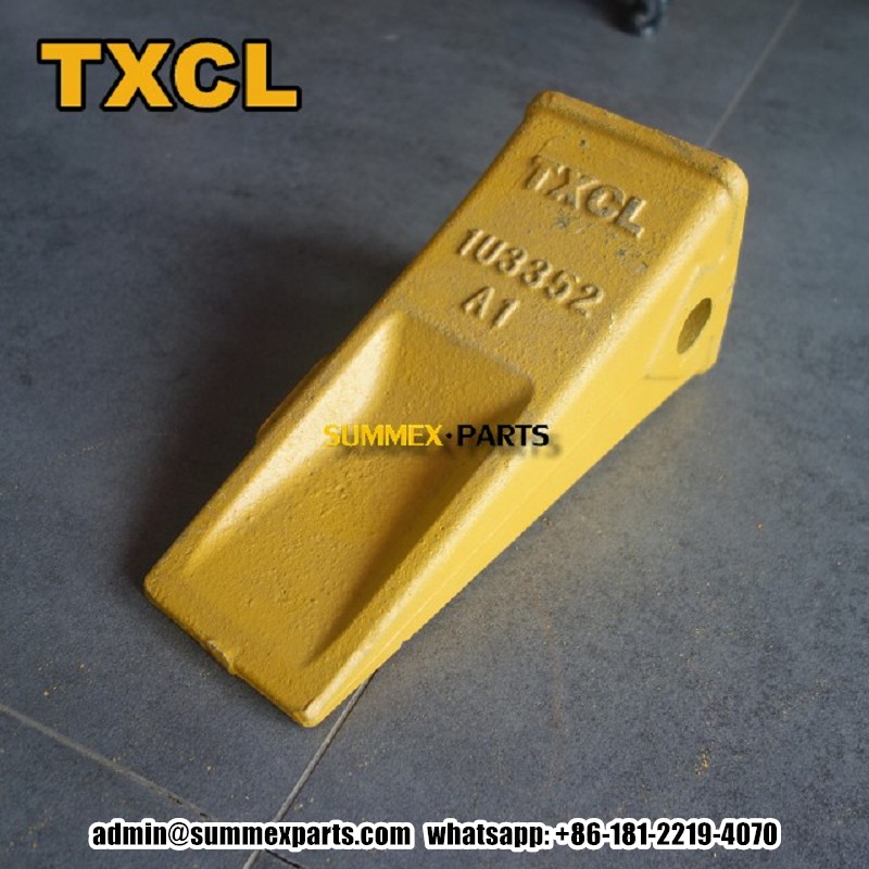 TXCL Flat Head E320 Bucket Teeth 1U3352 A1 24CM for CAT 320 Crawler Excavator 