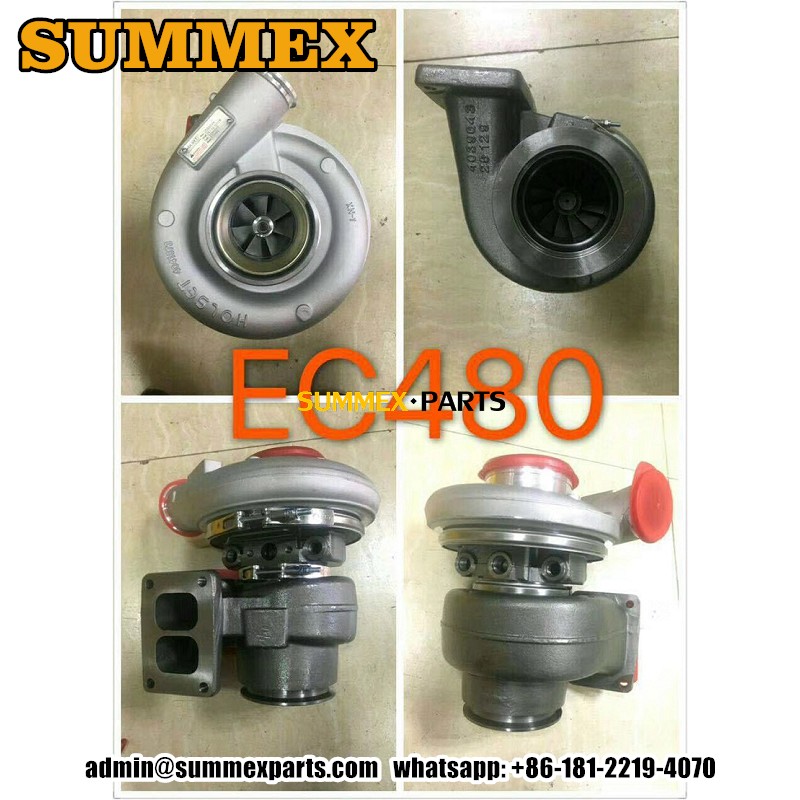 EC480 D13D Engine Turbocharger 3781030 3781029 3773926 for Volvo 480 Crawler Excavator