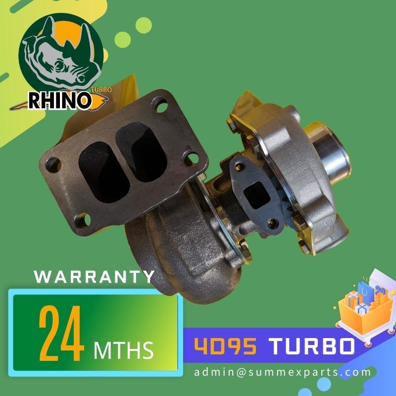 【RHINO】PC100-5 PC120-5 4D95 Engine Turbocharger 6205-81-8110 for Komatsu 100-5 120-5 Crawler Excavator