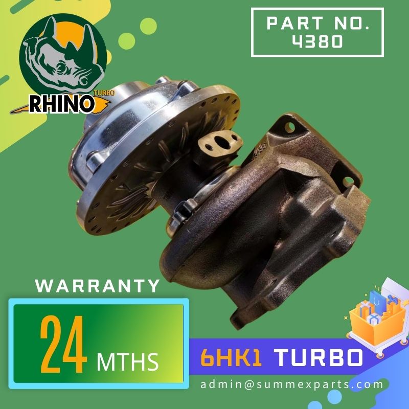 【RHINO】ZAX330 6HK1 Engine Turbocharger 8943906401 8-94390640-1 1144004380 1-14400438-0 114400-4380 for Hitachi Excavator