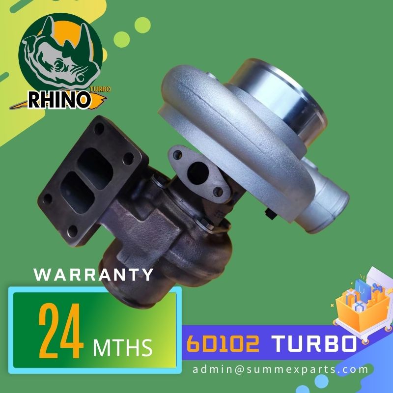 【RHINO】PC220-6 PC230-6 6D102 Turbocharger 3802289 4025330 4089345 4089711 6735-81-8400 6735-81-8031 for Komatsu 220-6 230-6 Excavator